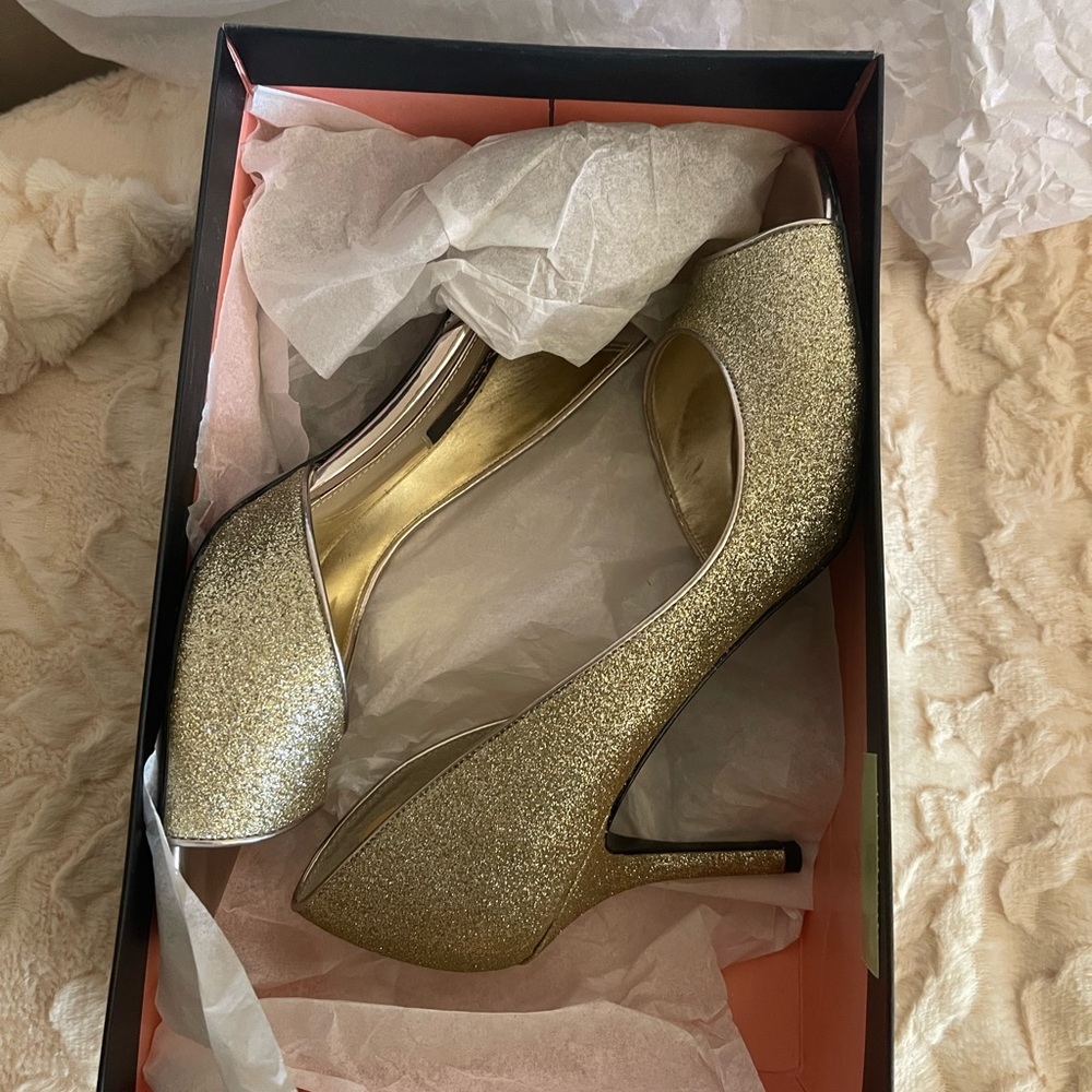 Nina platino baby girl gold shoes